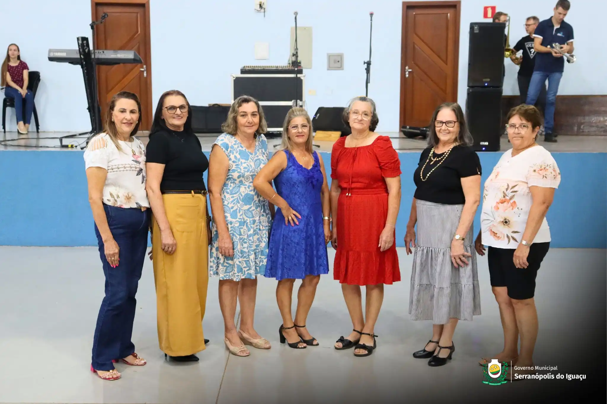 Candidatas a Miss Terceira Idade 2025 são apresentadas em Serranópolis do Iguaçu