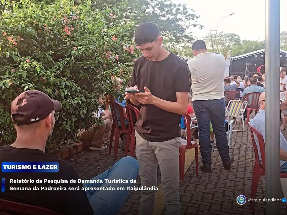 Relatório da Pesquisa de Demanda Turística da Semana da Padroeira será apresentado em Itaipulândia